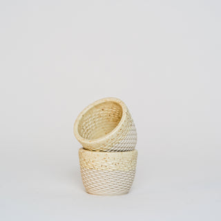 Espressobecher Basket (Hell, Vanille)