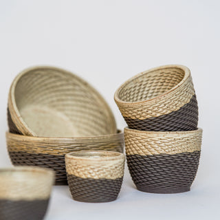 Kaffeebecher Basket (Dunkel, Vanille)