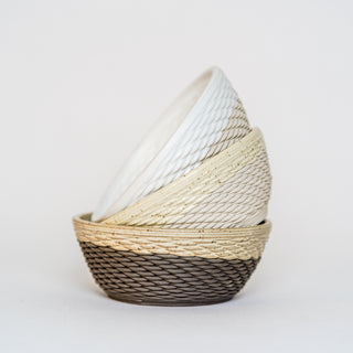 Schale Basket (Dunkel, Vanille)